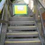 marked steps Handicapped accesability