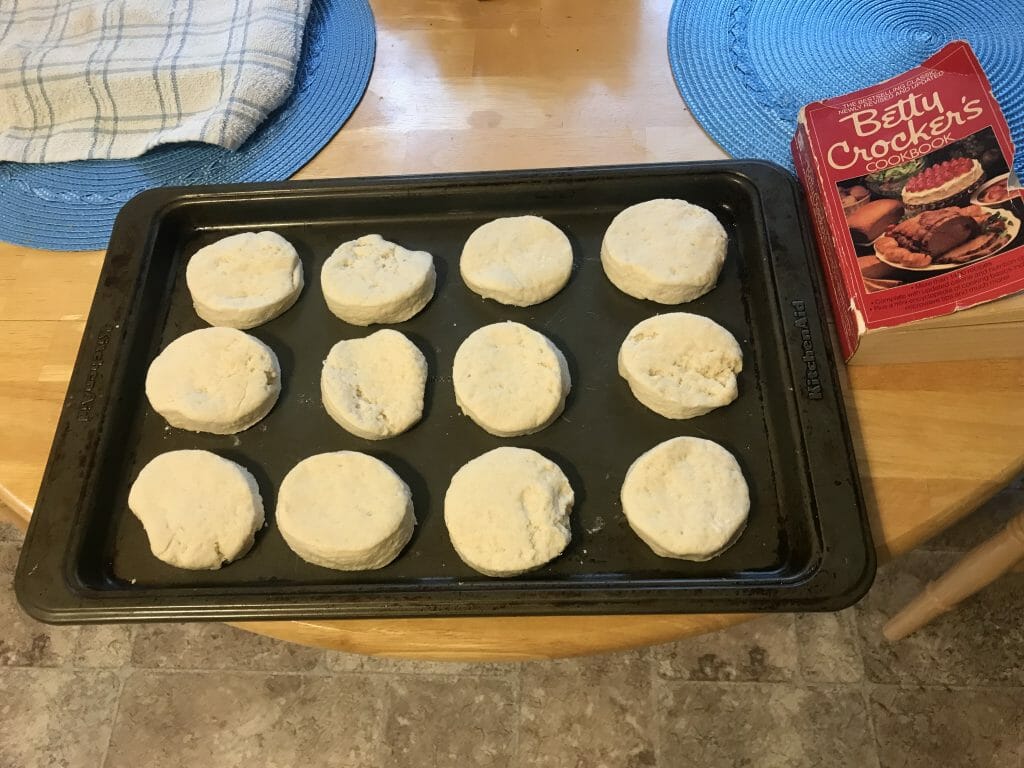 Angel biscuits - so easy to mix up.