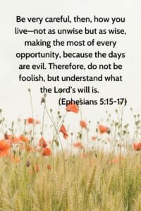Ephesians 5:15-17